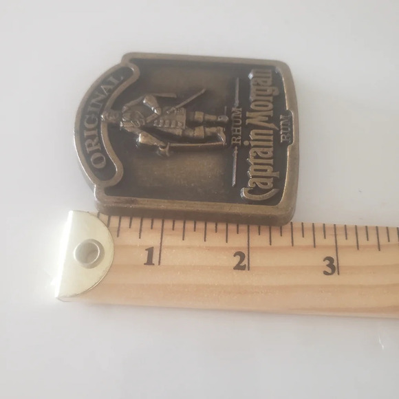Original Captain Morgan Rhum/Rum Brass Belt Buckle. - Picture 3 of 4